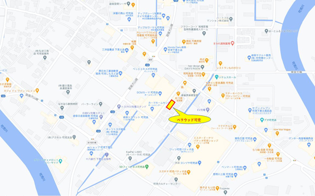 賃貸マンション　ベラウッド可児　地図