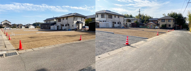 可児市下恵土　分譲地　現地写真