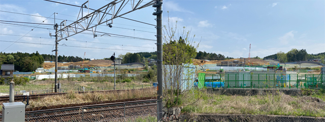 リニア中央新幹線　工事風景