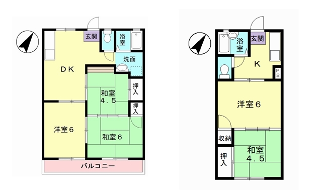 双葉アパート　間取り図